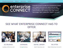 Tablet Screenshot of enterpriseconnect.com